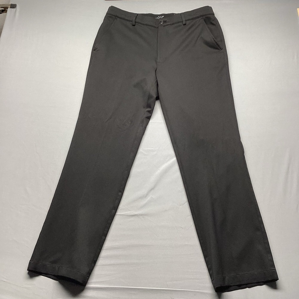Greg Norman‎ Mens ML75 Microlux Performance Golf Pants 32x30 Black Play Dry